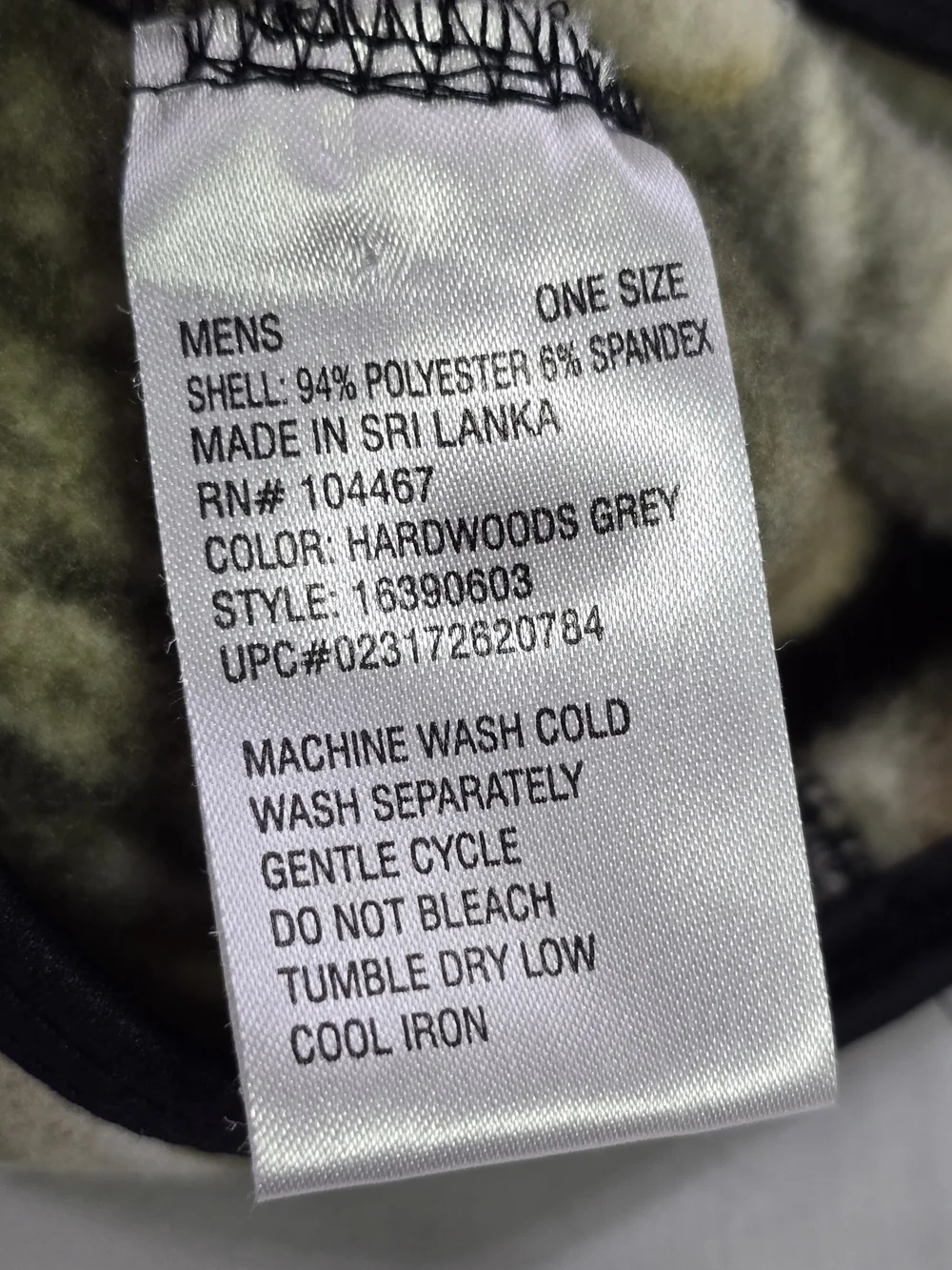 Remington Camo Fleece Balaclava with Black Trim